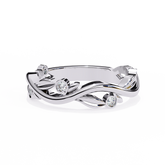 The Elysian Vine Round Cut Ring