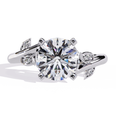 The Whispering Willow Round Cut Ring