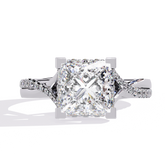 The Elysian Flame Princess Cut Ring