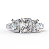The Legacy Trio Radiant Cut Ring