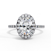 Elysian Bloom Oval Cut Ring