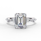 Regalia Crest - Emerald Cut Ring