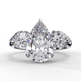 Aurelia Crest Pear Cut Ring