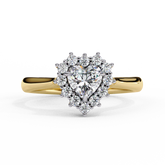 Elara Bloom Heart Cut Ring
