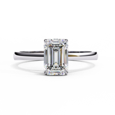 The Stellaire Emerald Cut Ring