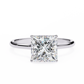 The Ethereal Prism Princess Cut Ring