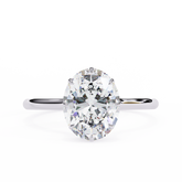 Soleia Crest Oval Cut Ring