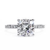 The Vetra Glint Cushion Cut Ring