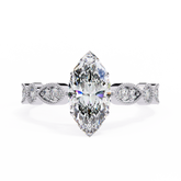 The Ethereal Solace Marquise Cut Ring
