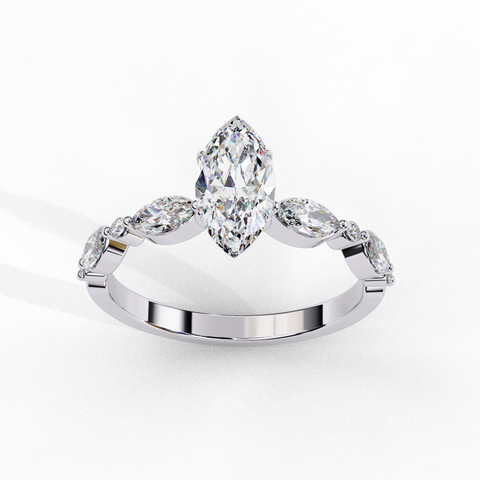 Nerina Spark - Marquise-cut Ring