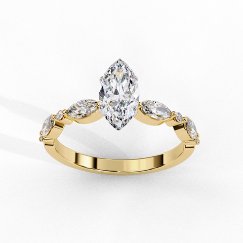 Nerina Spark - Marquise-cut Ring