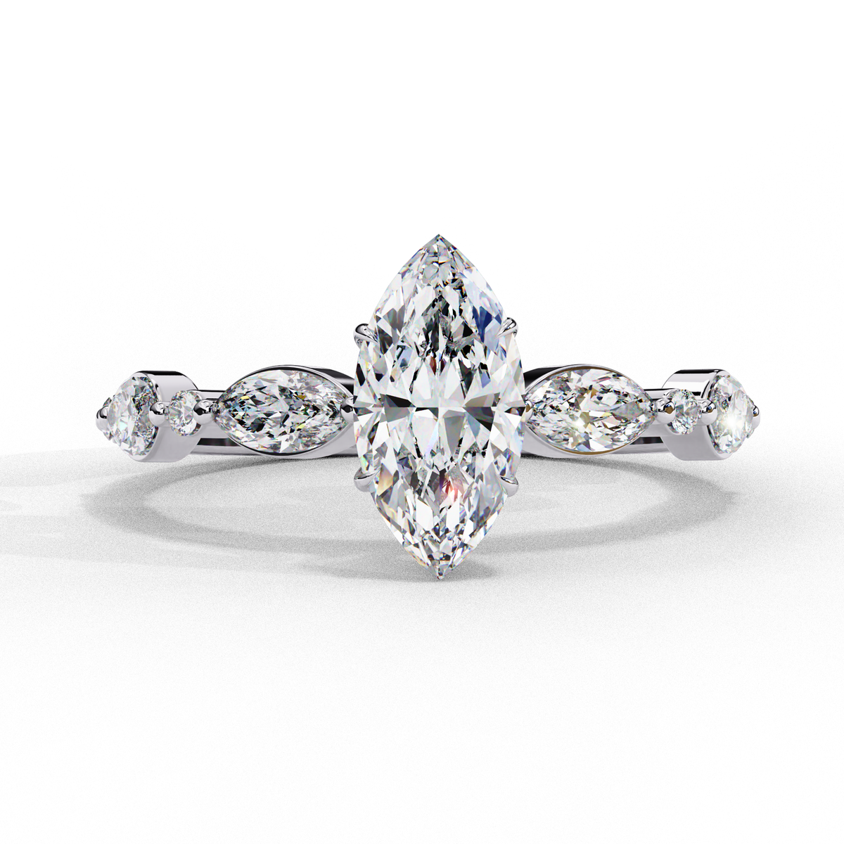 Nerina Spark - Marquise-cut Ring