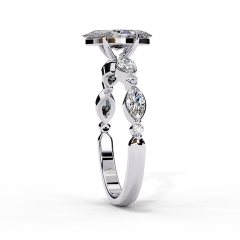 Nerina Spark - Marquise-cut Ring