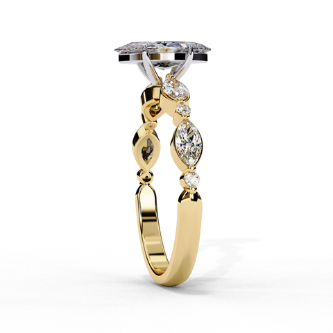 Nerina Spark - Marquise-cut Ring