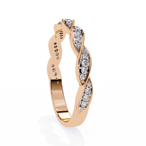 The Twilight Vine Round Cut Ring