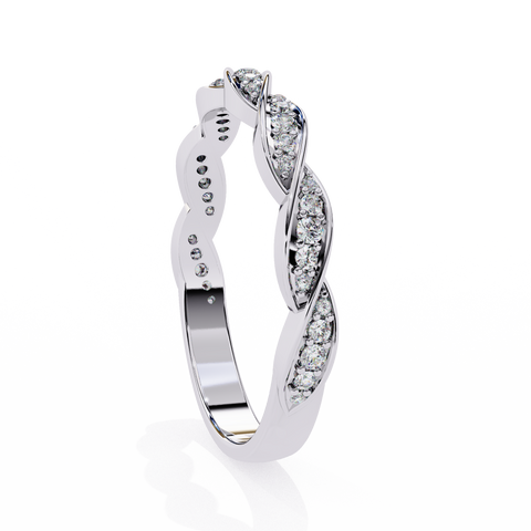 The Twilight Vine Round Cut Ring