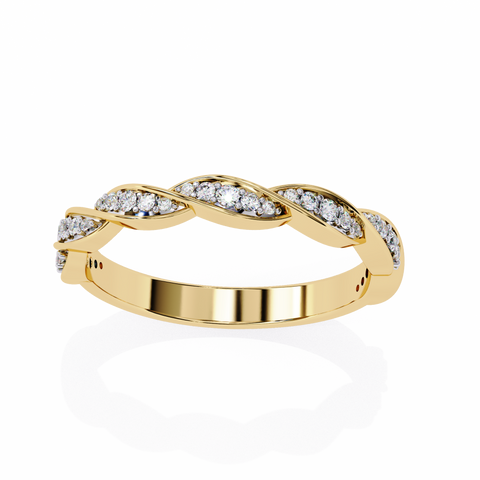 The Twilight Vine Round Cut Ring