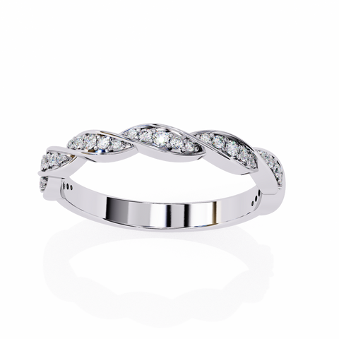 The Twilight Vine Round Cut Ring