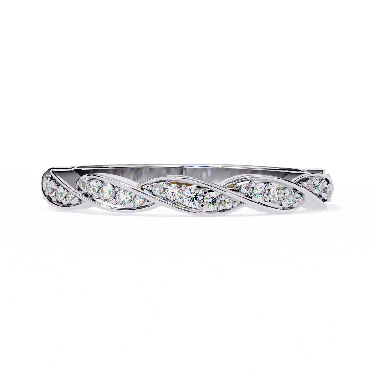 The Twilight Vine Round Cut Ring