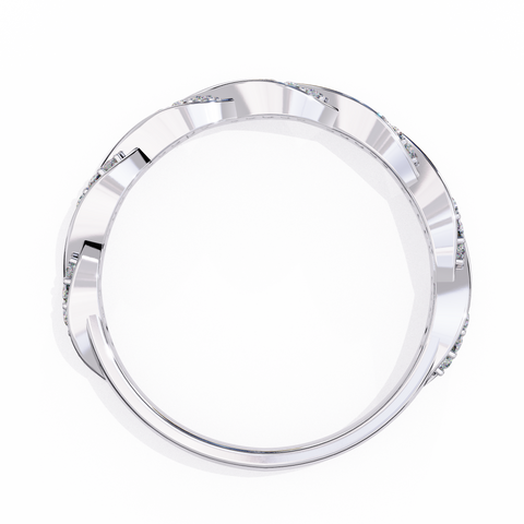 The Twilight Vine Round Cut Ring