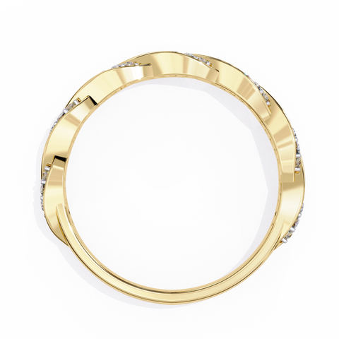 The Twilight Vine Round Cut Ring