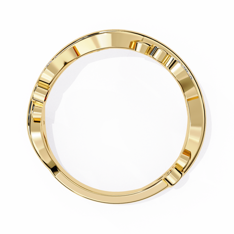The Aurora Bloom Round Cut Ring
