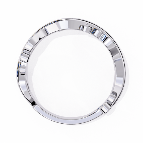 The Aurora Bloom Round Cut Ring