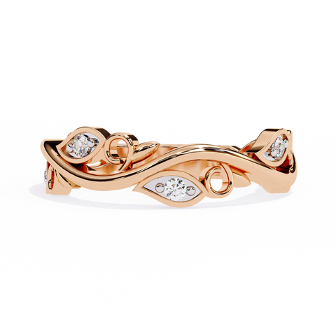 The Aurora Bloom Round Cut Ring