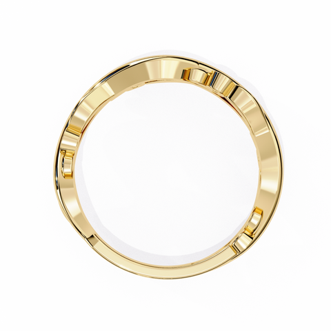The Elysian Vine Round Cut Ring