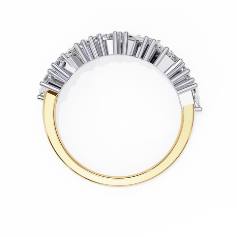 The Prism Cascade Baguette Cut Ring