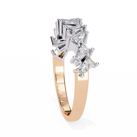 The Prism Cascade Baguette Cut Ring