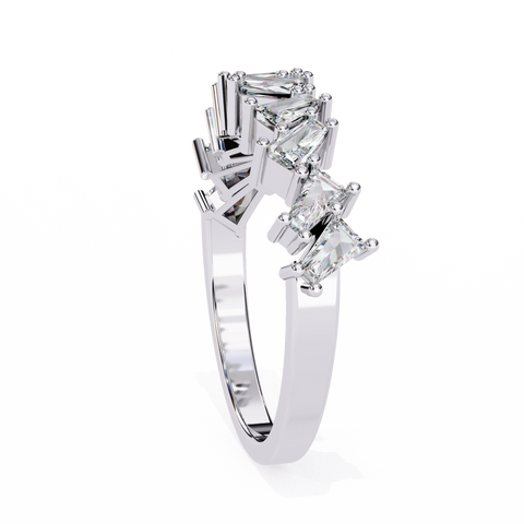 The Prism Cascade Baguette Cut Ring