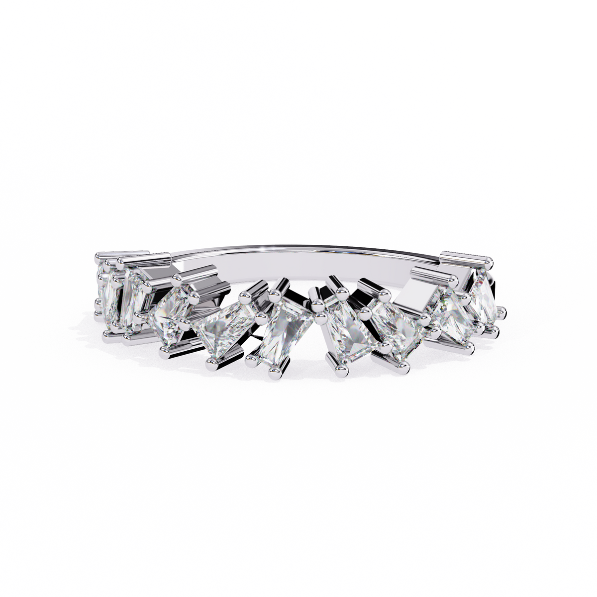 The Prism Cascade Baguette Cut Ring