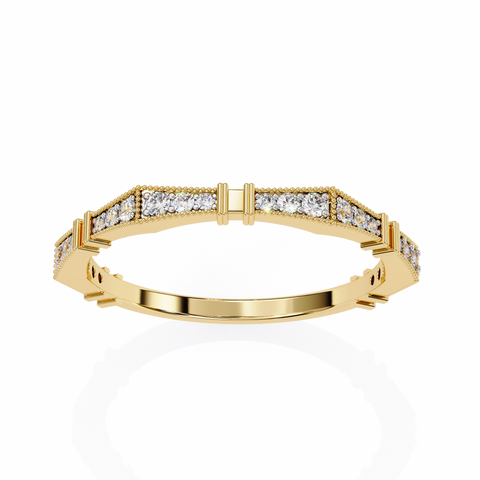 The Auric Ascend Round Cut Ring