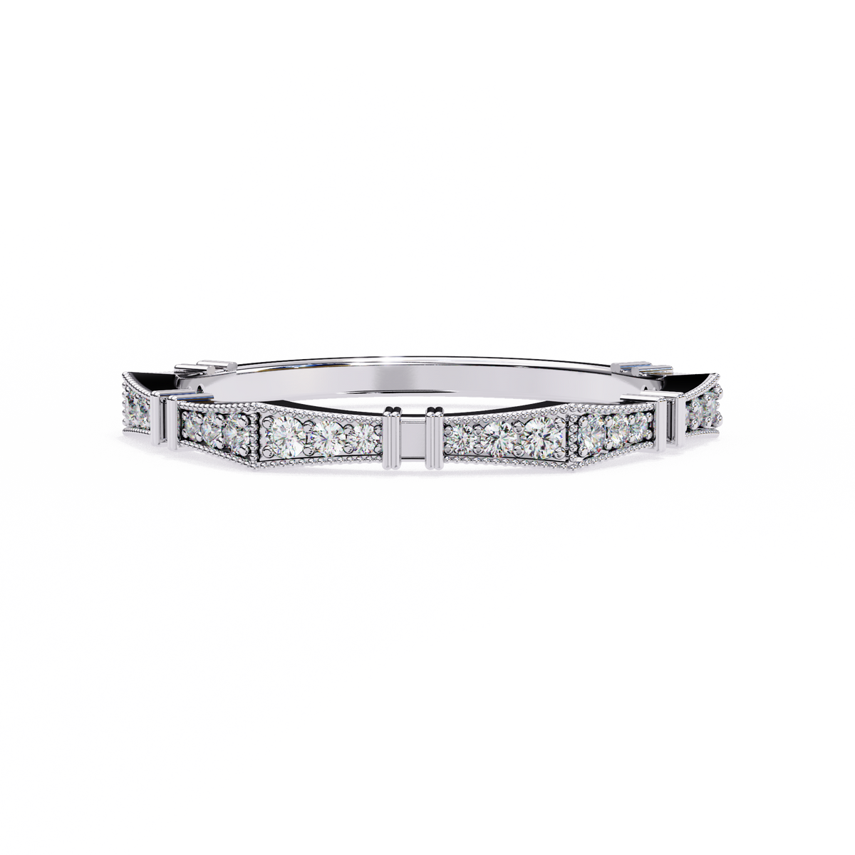 The Auric Ascend Round Cut Ring