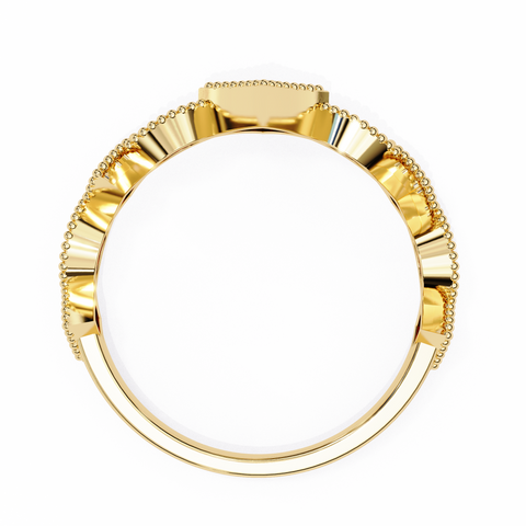 The Celestia Empress Round Cut Ring