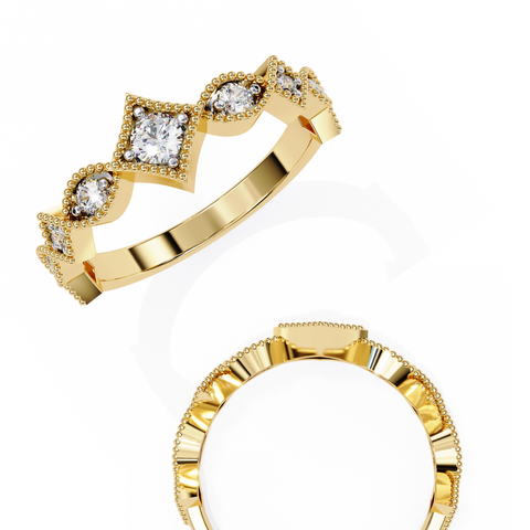 The Celestia Empress Round Cut Ring