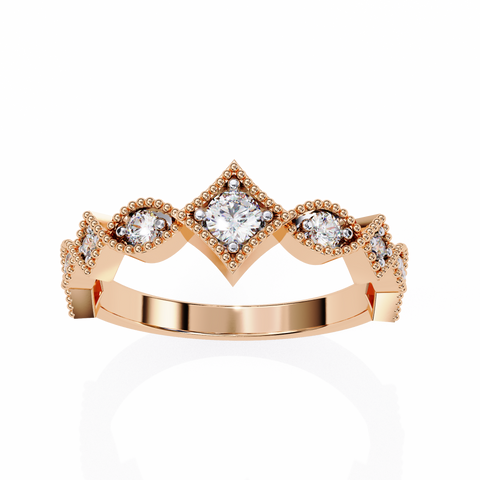 The Celestia Empress Round Cut Ring