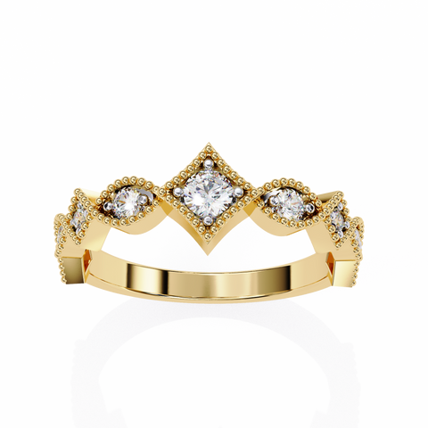 The Celestia Empress Round Cut Ring