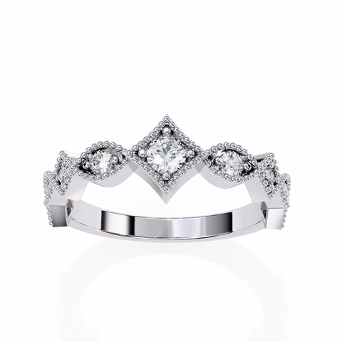 The Celestia Empress Round Cut Ring