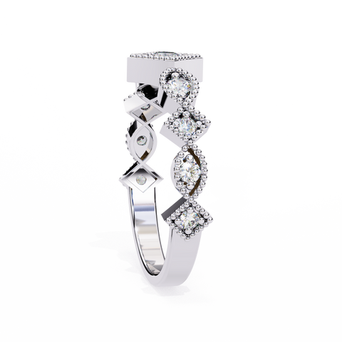 The Celestia Empress Round Cut Ring