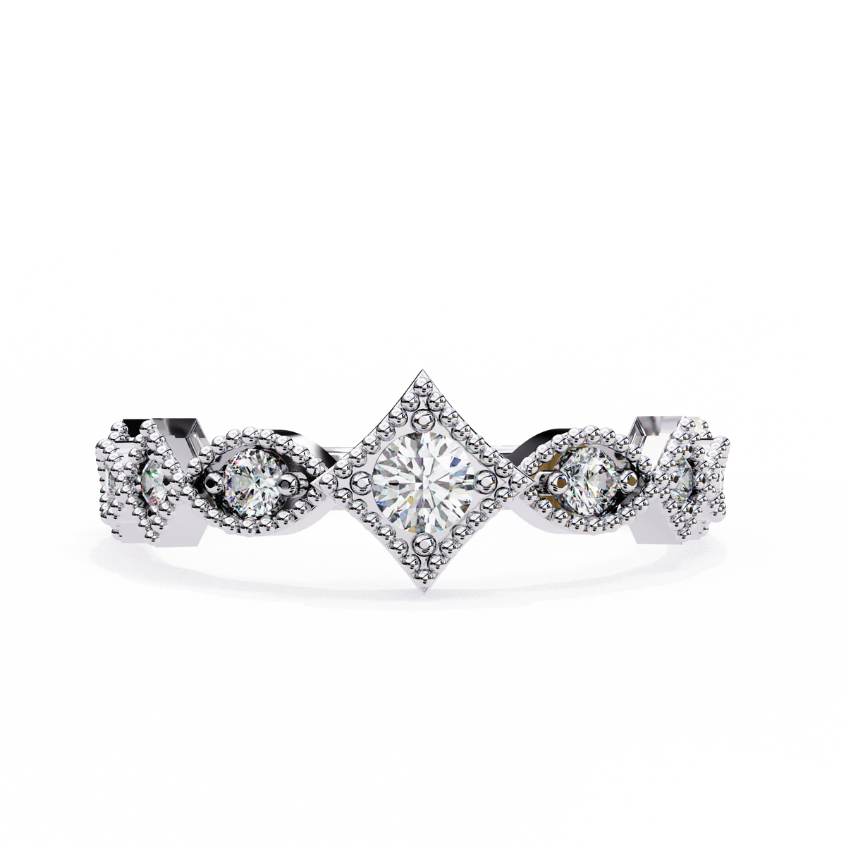 The Celestia Empress Round Cut Ring