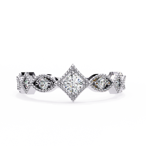 The Celestia Empress Round Cut Ring