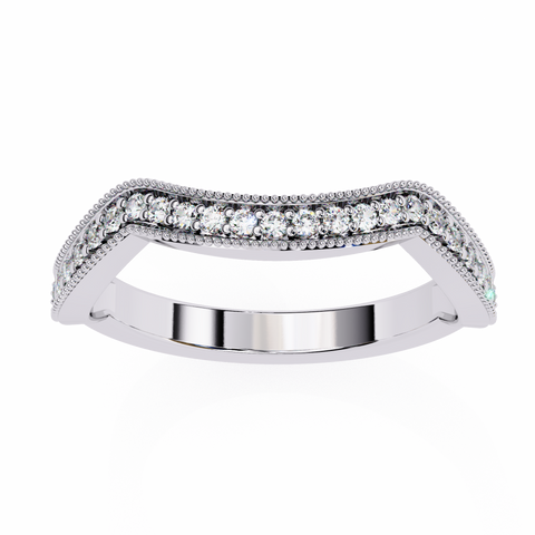The Celestia Curve Round Cut Ring