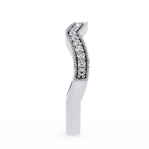 The Celestia Curve Round Cut Ring