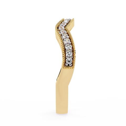 The Celestia Curve Round Cut Ring