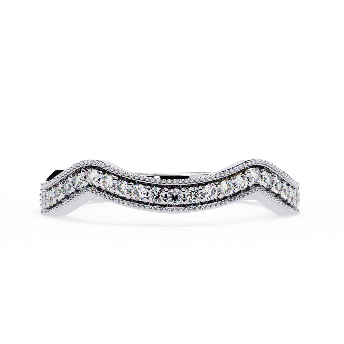 The Celestia Curve Round Cut Ring