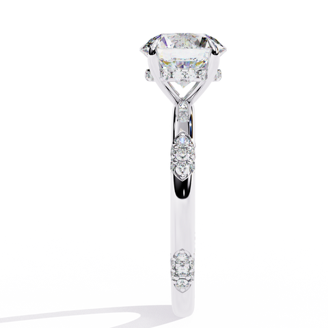 The Solstice Spark Round Cut Ring
