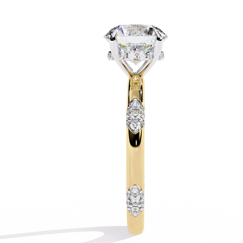The Solstice Spark Round Cut Ring