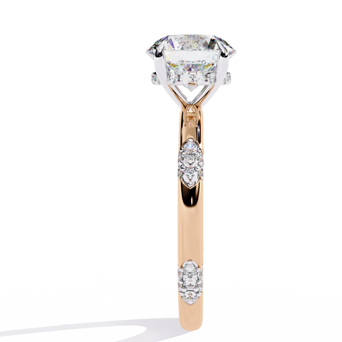 The Solstice Spark Round Cut Ring